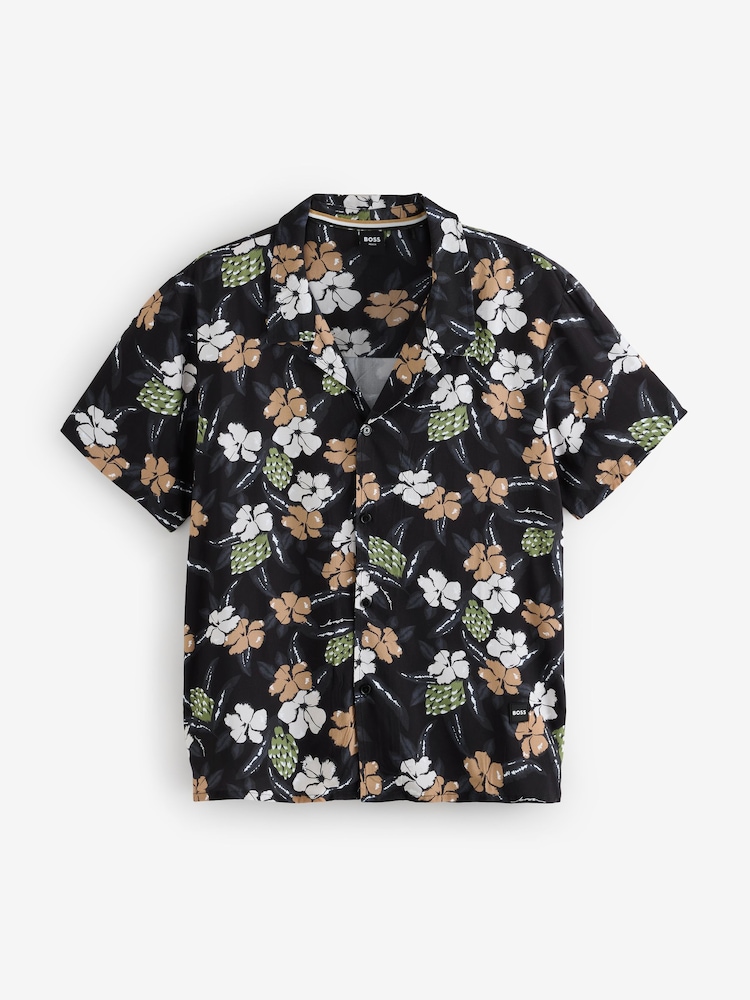 Negro - BOSS Printed Shirt - Imagen 5 de 5