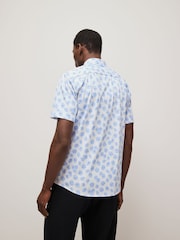 BOSS Blue Slim Fit Roan Shirt - Image 3 of 5
