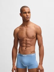 Синий - BOSS Power Logo Boxers 3 Pack - Image 5 of 7