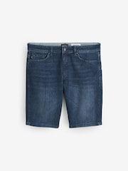 BOSS Blue Delaware Slim-Fit Denim Shorts - Image 1 of 1