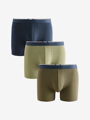 BOSS Black Logo Boxers 3 Pack - Image 1 of 5