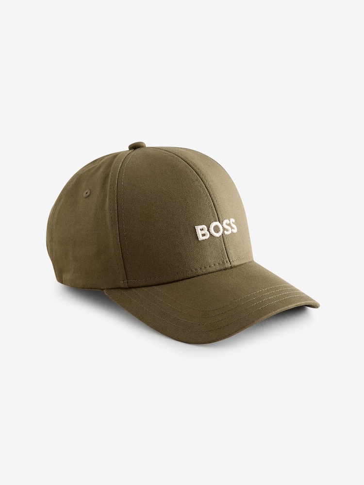 BOSS 100% Cotton Embroidered Logo Cap - Изображение 1 из 2