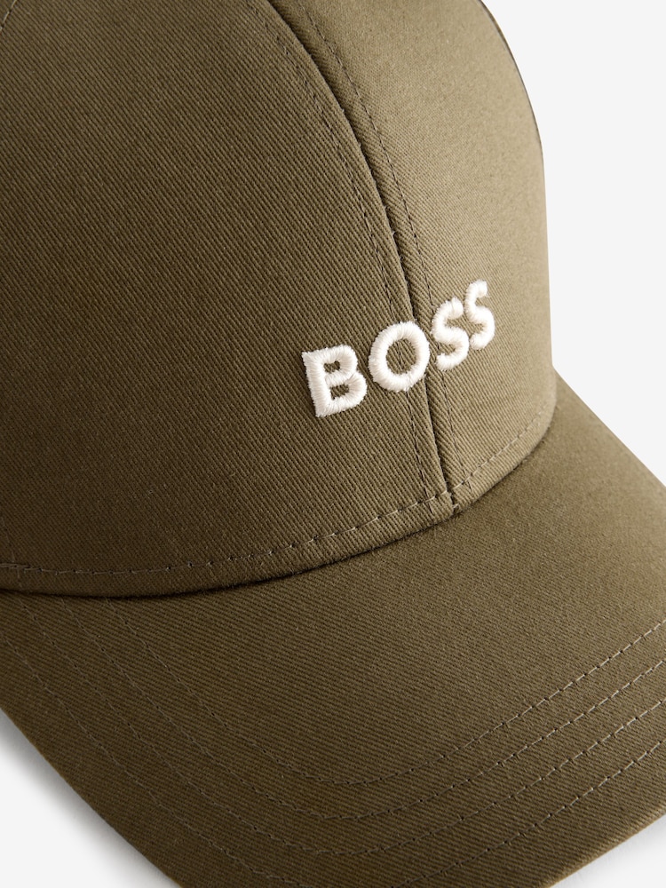 BOSS 100% Cotton Embroidered Logo Cap - Изображение 2 из 2