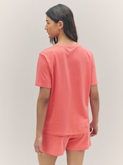 BOSS Pink Regular Fit Logo T-Shirt - Image 2 of 6