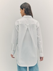 BOSS White Embroidered Logo 100% Cotton Shirt - Image 2 of 10