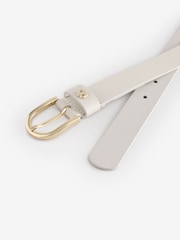 BOSS White Scarlet Leather Belt - Image 2 of 3