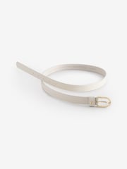 BOSS White Scarlet Leather Belt - Image 3 of 3