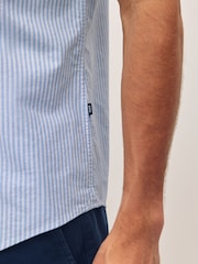 BOSS Sky Blue Roan Slim-Fit Shirt - Image 4 of 5