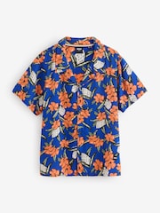 Azul - BOSS Printed Shirt - Imagen 1 de 1
