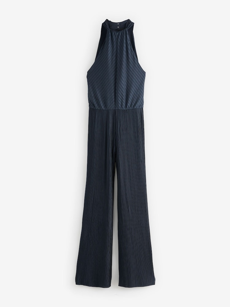 BOSS Halterneck Pleated Jumpsuit - Imagen 5 de 5