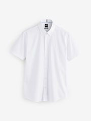 BOSS White Slim Fit Roan Shirt - Image 1 of 1