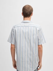 HUGO Grey Relaxed Fit Ellino 100% Cotton Shirt - Image 2 of 6