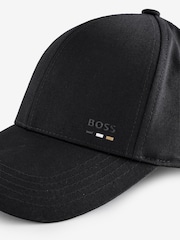 BOSS Embroidered Logo 100% Cotton Cap - صورة 3 من 3