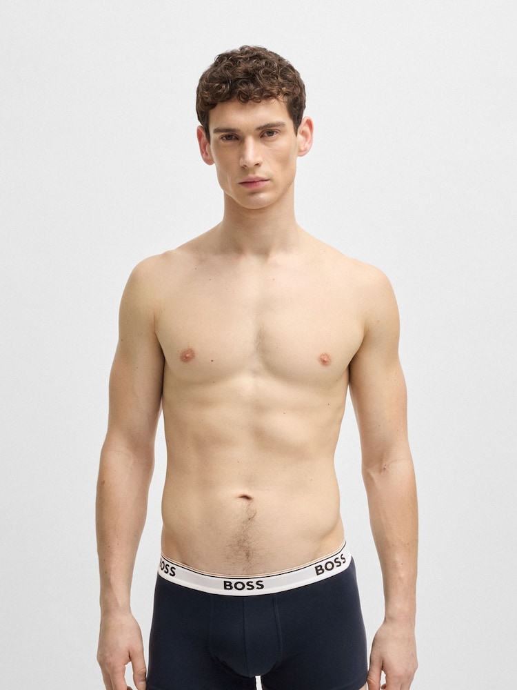 BOSS Orange Power Logo Boxers 3 Pack - Image 10 of 12