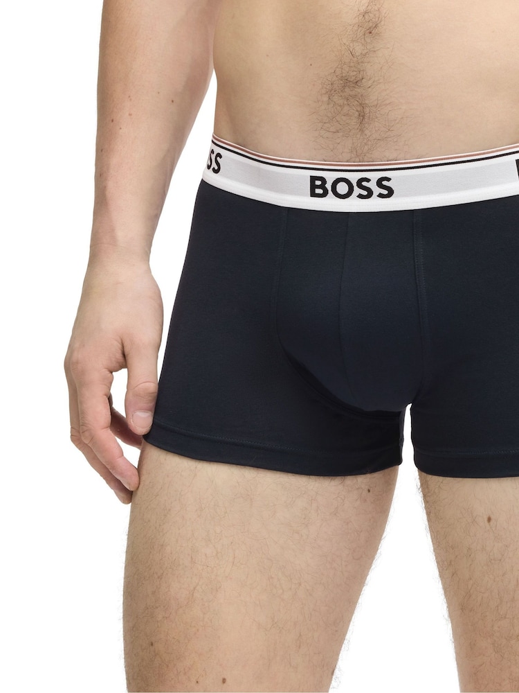 BOSS Orange Power Logo Boxers 3 Pack - Image 11 of 12