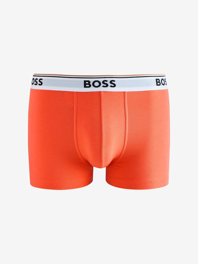 BOSS Orange Power Logo Boxers 3 Pack - Image 2 of 12