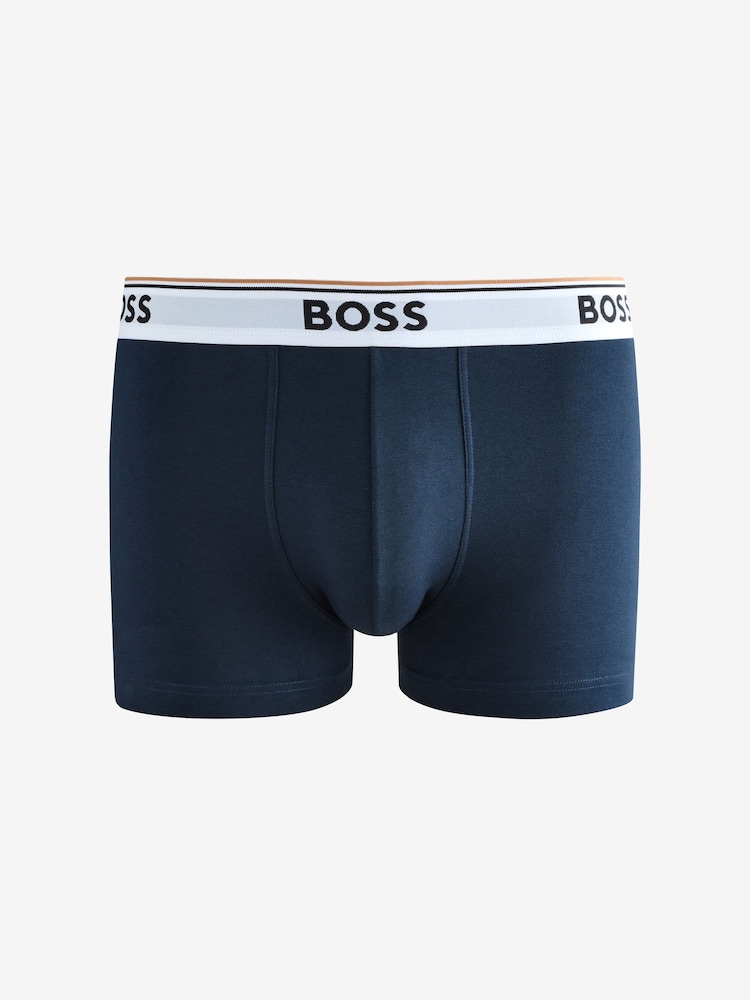 BOSS Orange Power Logo Boxers 3 Pack - Image 3 of 12