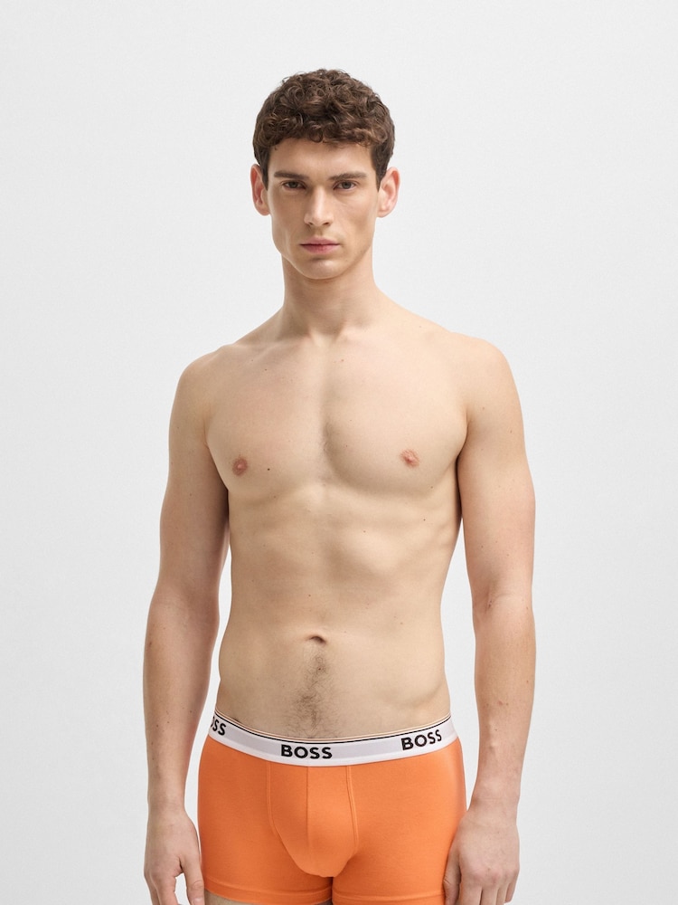 BOSS Orange Power Logo Boxers 3 Pack - Image 7 of 12