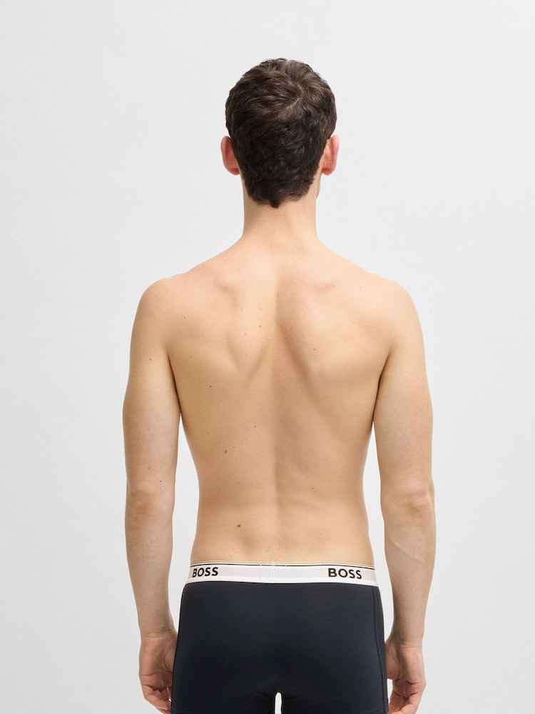 BOSS Orange Power Logo Boxers 3 Pack - Image 9 of 12
