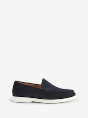 BOSS Blue Sienne Loafers - Image 1 of 4
