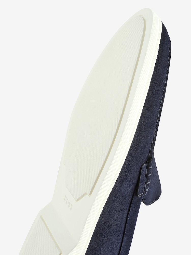 BOSS Blue Sienne Loafers - Image 4 of 4