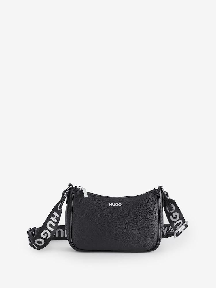 HUGO Black Belt Cross-Body Bag - Image 1 of 5