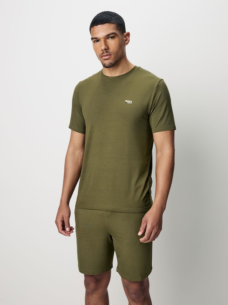 BOSS Green Relaxed-Fit T-Shirt And Shorts Set - Image 1 of 8