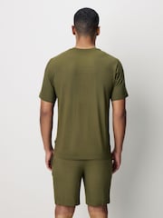 BOSS Green Relaxed-Fit T-Shirt And Shorts Set - Image 2 of 8