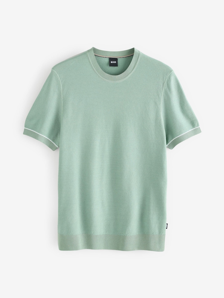 BOSS Green Regular Fit Crew Neck T-Shirt - Image 1 of 1