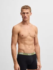 Черный - BOSS Power Logo Boxers 3 Pack - Image 5 of 7
