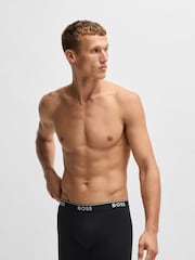 Черный - BOSS Power Logo Boxers 3 Pack - Image 6 of 7