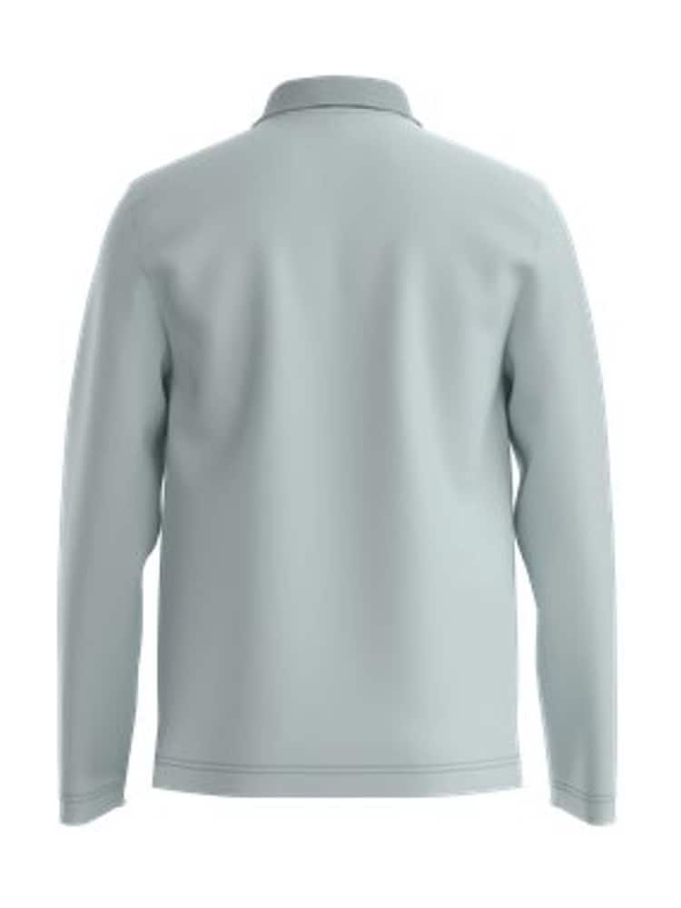 BOSS Blue Paaserby Long Sleeve Polo Shirt - Image 7 of 7