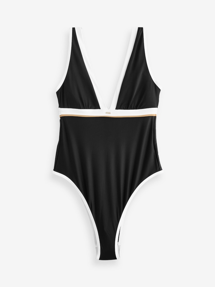 BOSS Signature Stripe Swimsuit - Image 1 of 2