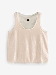 BOSS Brown Sequin Vest - Image 5 of 5