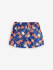 BOSS Blue Piranha Printed Swim Shorts - Image 2 of 4