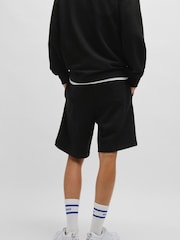 HUGO Logo Sweat 100% Cotton Shorts - Image 2 of 7