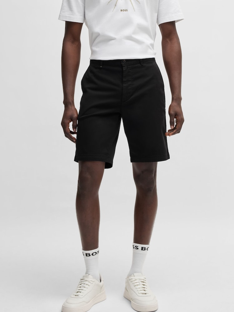 BOSS Black Slim Fit Chino Shorts - Image 1 of 5
