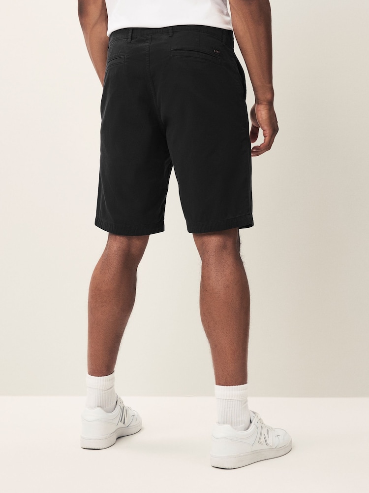 Schwarz - BOSS Slim-Fit-Chinoshorts - Bild 10 von 10