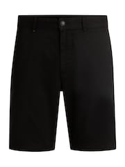 Schwarz - BOSS Slim-Fit-Chinoshorts - Bild 6 von 10