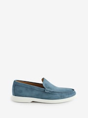 BOSS Blue Sienne Loafers - Image 1 of 8