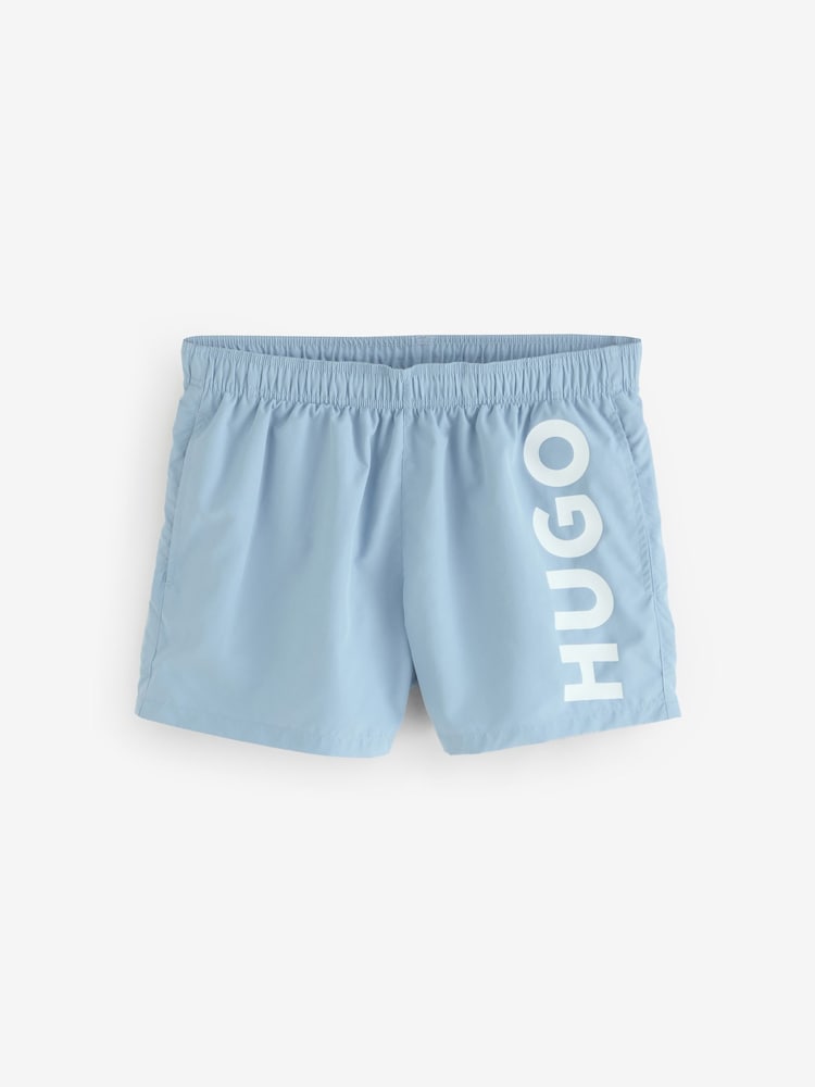 HUGO Blue Logo Swim Shorts - Image 1 of 8