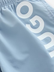 HUGO Blue Logo Swim Shorts - Image 7 of 8