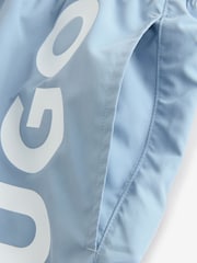 HUGO Blue Logo Swim Shorts - Image 8 of 8