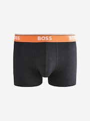 Черный/хром - BOSS Power Logo Boxers 3 Pack - Image 2 of 6