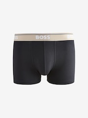 Черный/хром - BOSS Power Logo Boxers 3 Pack - Image 3 of 6