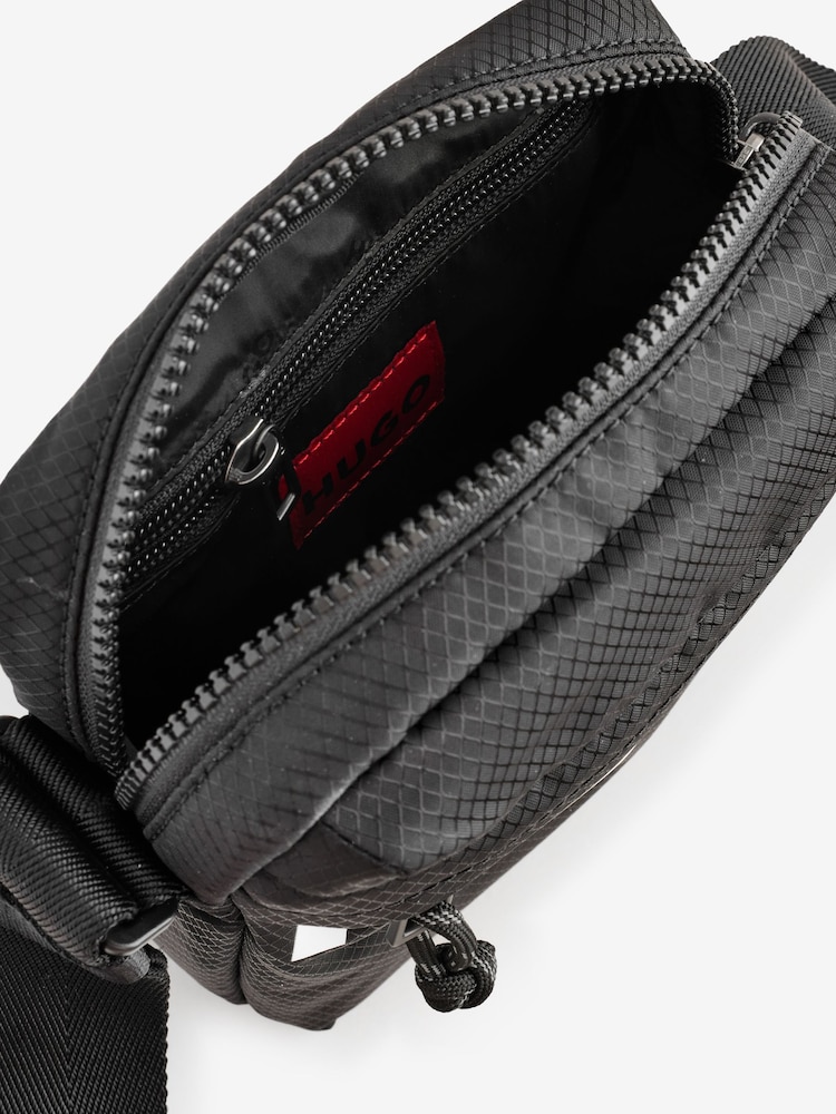 HUGO Black Logo Envelope Bag - Image 4 of 4 HUGO Black Logo Envelope Bag - Image 4 of 4