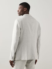 BOSS Brown Genius Slim-Fit Suit Trousers - Image 4 of 6