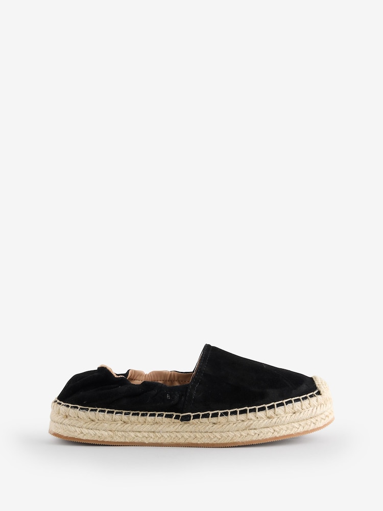 BOSS Black Espadrille Shoes - Image 1 of 5
