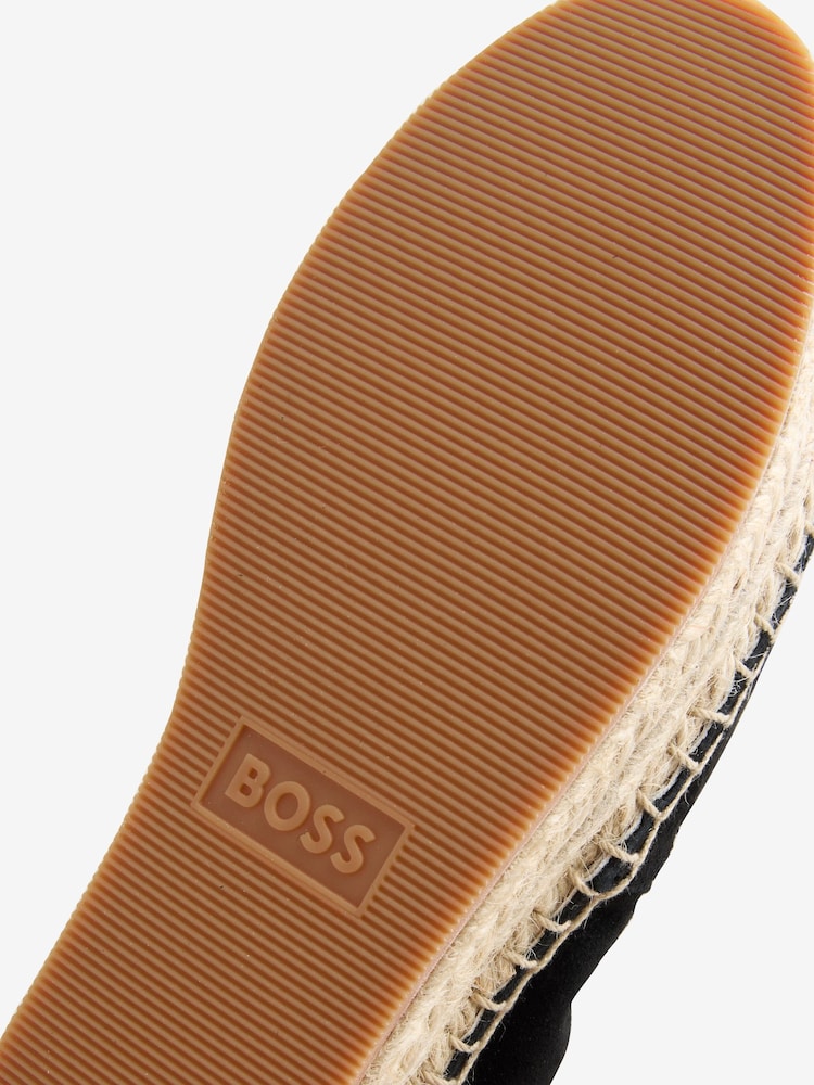 BOSS Black Espadrille Shoes - Image 4 of 5