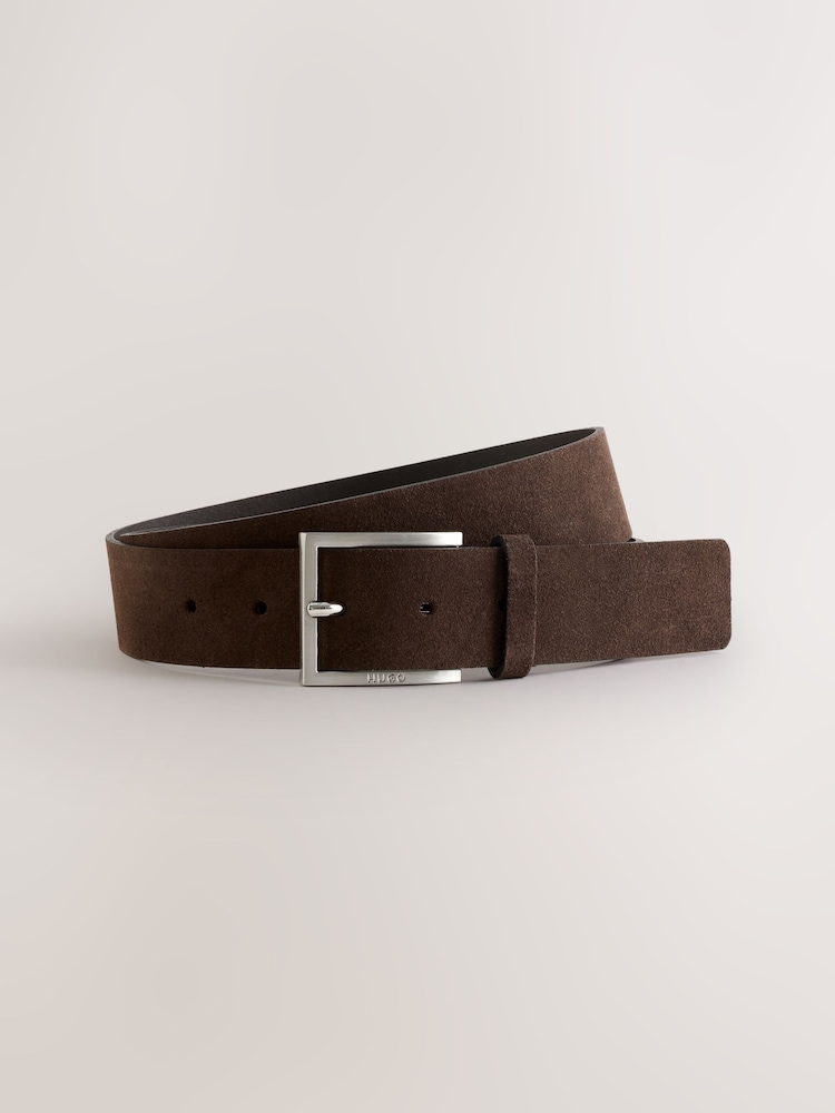 HUGO Brown Mirto Belt - Image 1 of 3 HUGO Brown Mirto Belt - Image 1 of 3